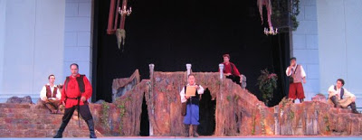 The Rude Mechanicals, in Palm Beach Shakespeare Festival's A Midsummer Night's Dream.