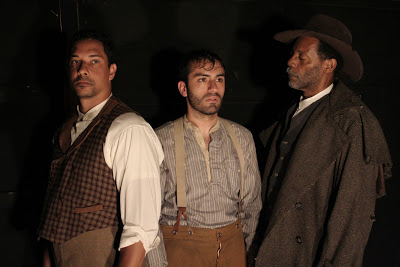 Brandon Morris, Neil Duckart and John Archie in The Whipping Man.