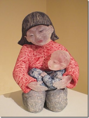 Womanchild, a sculpture by Armory student Vivian Wang.