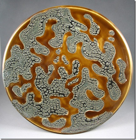 An Everglades-inspired plate by Ellen Bates.