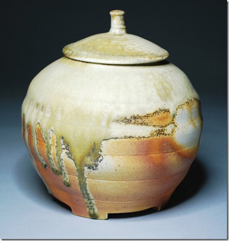 A ceramic vessel by John McCoy.