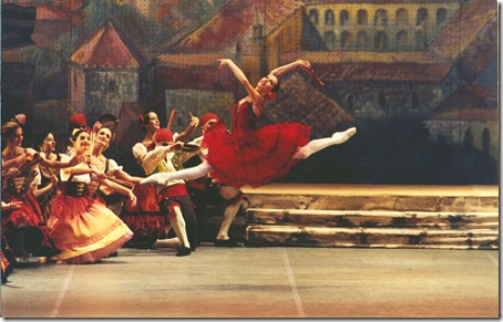 A scene from Israel Ballet's Don Quixote. 