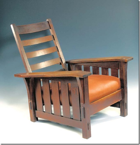 Recliner chair (1905-11), Gustav Stickley and the Craftsman Workshops 