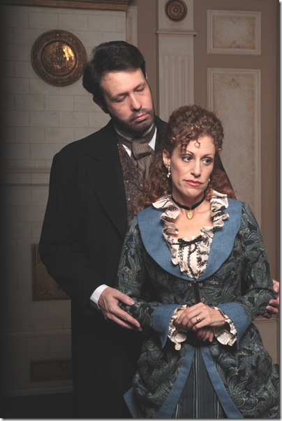 Michael St. Pierre and Margery Lowe in A Doll’s House.
