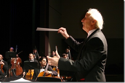 Albert-George Schram leads the Lynn Philharmonia. 