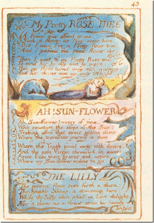 A page of William Blake.