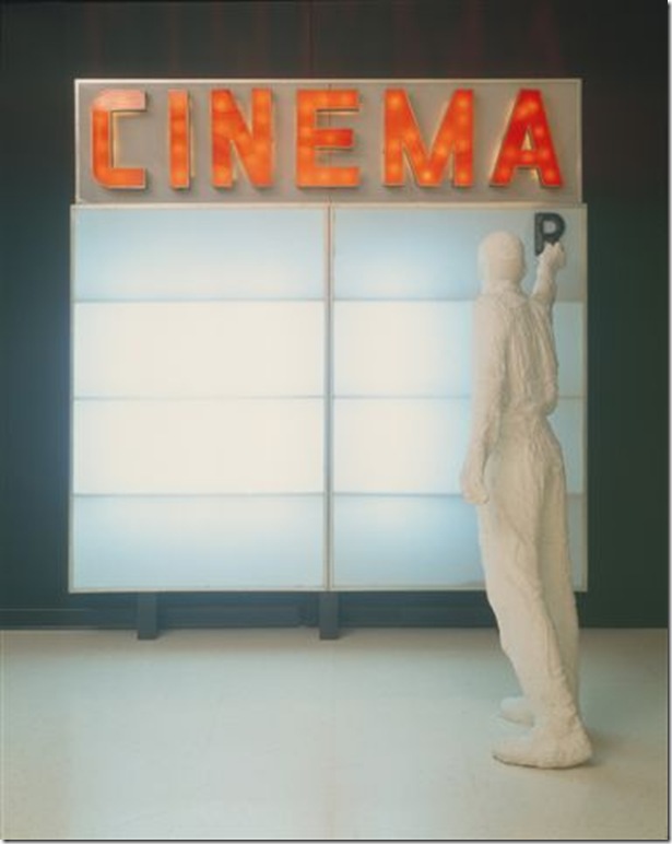 Cinema (1963), by George Segal.