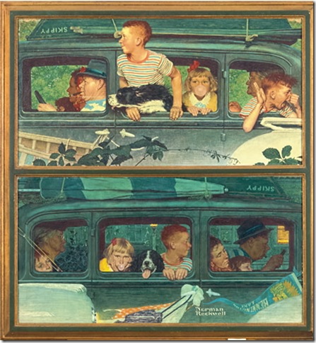 Going and Coming (1947), by Norman Rockwell.