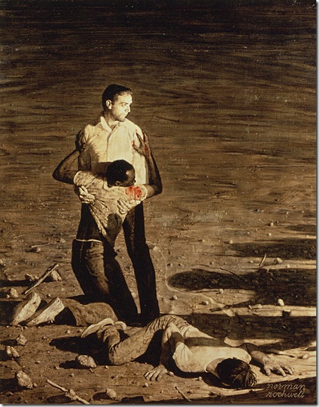 Murder in Mississippi (Southern Justice) (1965), by Norman Rockwell.