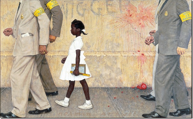 The Problem We All Live With (1964), by Norman Rockwell. 
