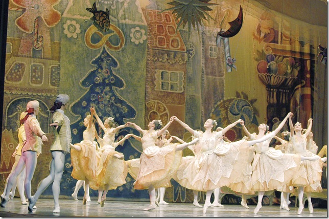 A scene from the Moscow Classical Ballet's The Nutcracker. 