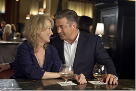 Meryl Streep and Alec Baldwin in It's Complicated. 