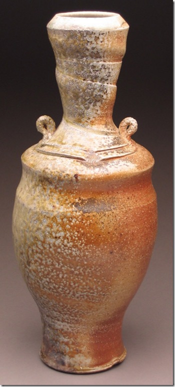 A hand-thrown vase by Brian Kovachik.