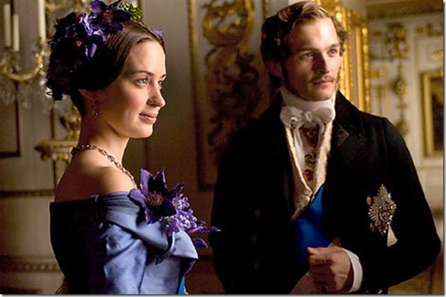 Emily Blunt and Rupert Friend in The Young Victoria.