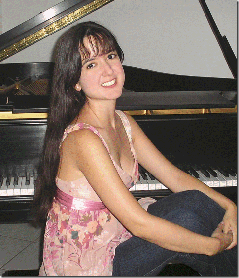 Ana Lourdes Rodriguez, pianist. 