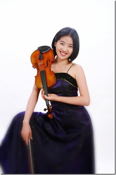 Violinist Soojin Han.