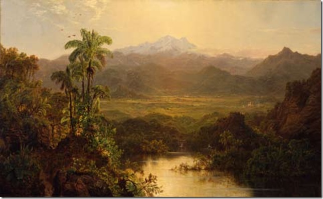 Landscape in Ecuador (1859), By Louis Rémy Mignot. 