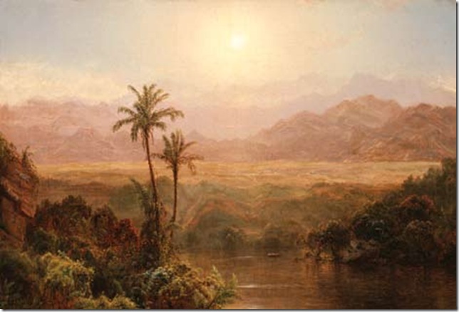 In the Andes (1878), by Frederic Edwin Church. 