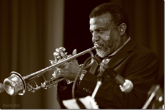 Jazz trumpet legend Melton Mustafa. 
