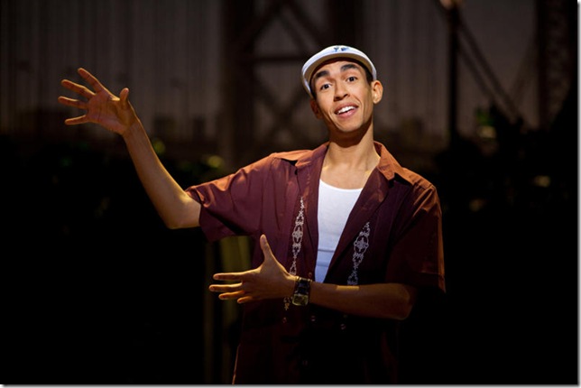 Kyle Beltran in In the Heights. (Photo by Joan Marcus)