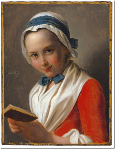 The Virtuous Girl, by Pietro Rotari (1707-1762).