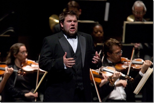 Baritone Michael Young sings Ford’s aria from Verdi’s Falstaff.