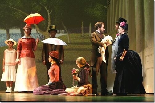The cast of the Broadway revival of Sunday in the Park with George.