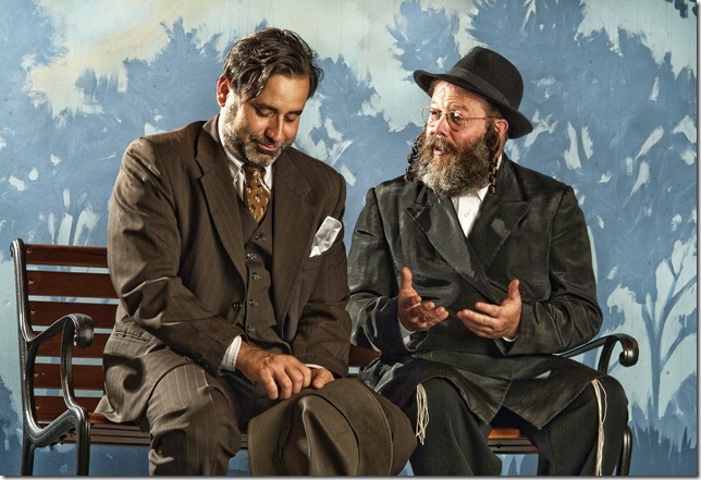 Chaz Mena and Avi Hoffman in The Quarrel. (Photo by George Schiavone)