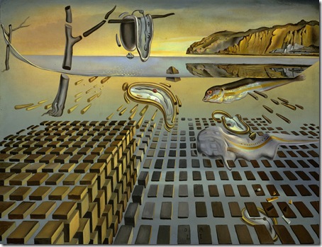 The Disintegration of the Persistence of Memory (1952-4), by Salvador Dalí.