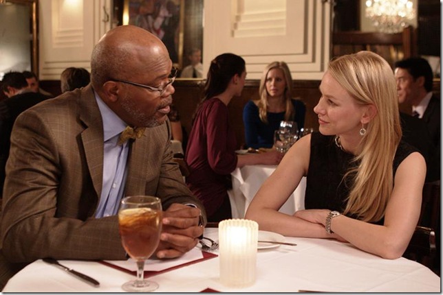 Samuel L. Jackson and Naomi Watts in Mother and Child.