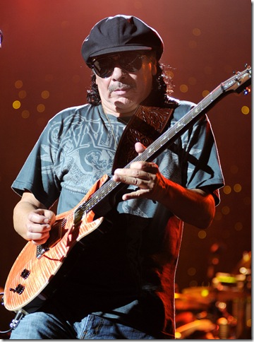 Carlos Santana at the Cruzan. (Photo by Tom Craig/Live Nation)