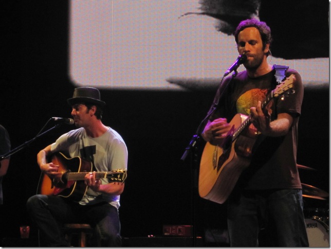 G Love and Jack Johnson. (Photo by Kirsten Smith)