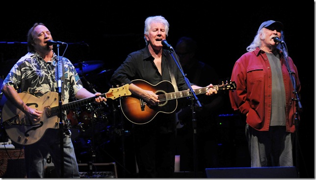 Crosby, Stills and Nash, at Hard Rock Live in Hollywood, August 2009. (Photo by Tom Craig/Seminole Hard Rock)