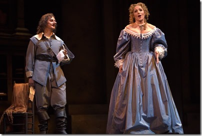 Marian Pop and Leah Partridge in the original production of David DiChiera's Cyrano.