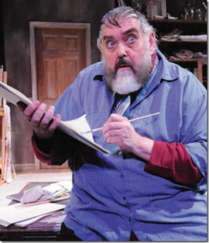 Jim Brochu as Zero Mostel in Zero Hour.