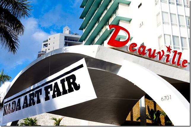 The New Art Dealers Alliance (NADA) Art Fair gathers at the Deauville Beach Resort on Miami Beach (Photo by Dakota Fine).