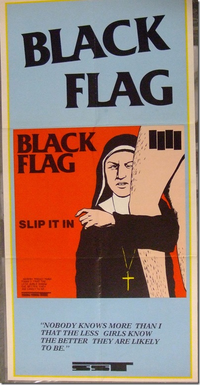 Black Flag: Slip It In (1984), by Raymond Pettibon.