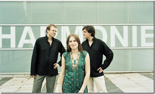 Emanuel Wehse, Catherine Klipfel and Stefan Hempel of the Morgenstern Trio.