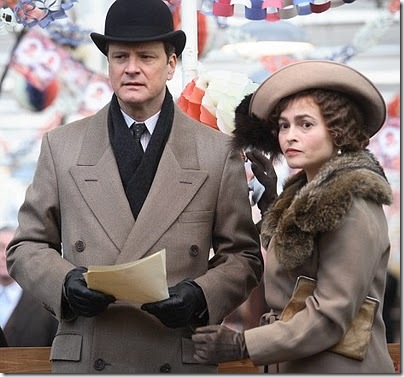 Colin Firth and Helena Bonham-Carter in The King’s Speech.