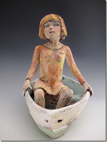A ceramic by Victoria Rose Martin. At the Palm Beach State faculty exhibition.