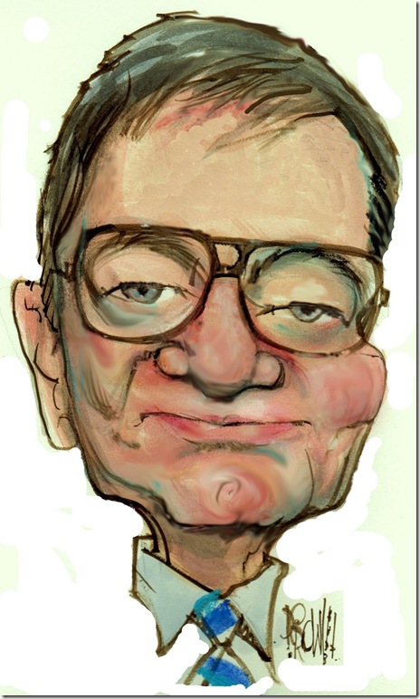 Michael Hall. (Illustration by Pat Crowley)