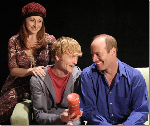 Irene Adjan, Tom Wahl and Josh Canfield in Next Fall. (Photo by Dustin Hamilton)