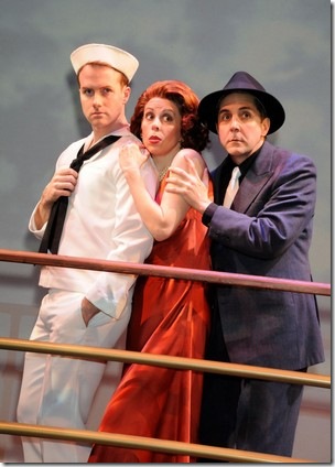 Carbonell nominees Bret Shuford, Tari Kelly and Tom Beckett in Anything Goes.