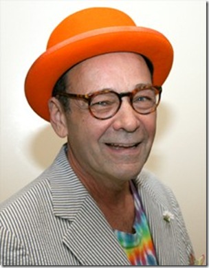 Bruce Helander, in trademark orange bowler. (Photo by Katie Deits)