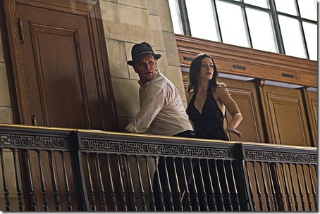 Matt Damon and Emily Blunt in The Adjustment Bureau.
