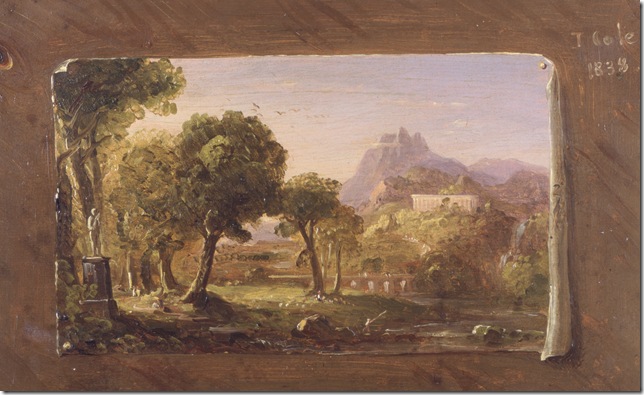Study for Dream of Arcadia (1838), by Thomas Cole.