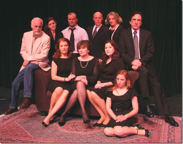 The cast of August: Osage County, at Actors’ Playhouse.