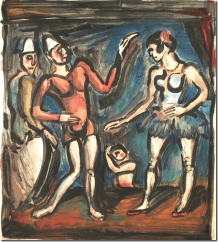 La Parade (1935), by Georges Rouault.