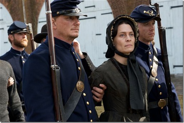Robin Wright as Mary Surratt in The Conspirator.