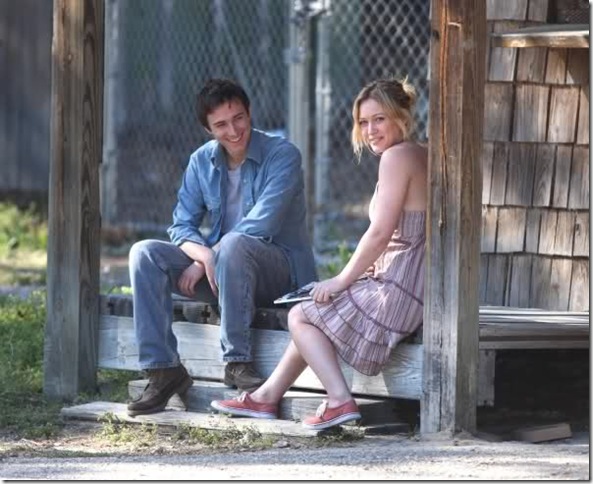 Reece Thompson and Hilary Duff in Bloodworth.